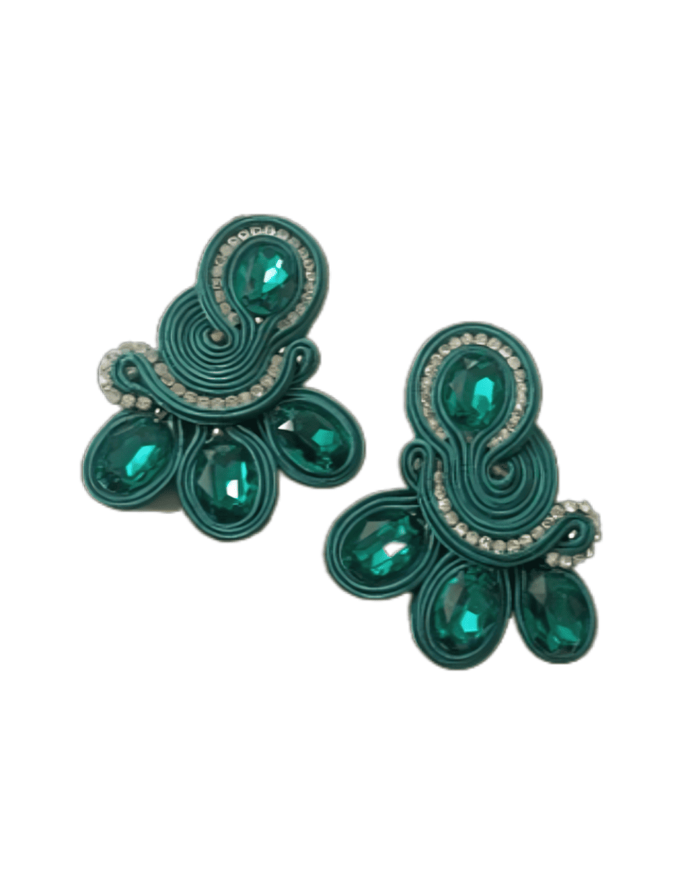 Aretes Elegancia Agua Marina