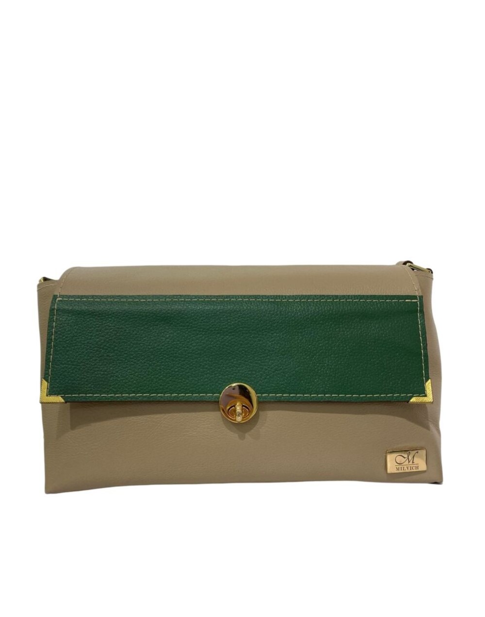 Bolso Hobo Beige Verde