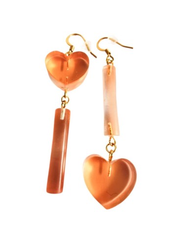 Aretes corazón 