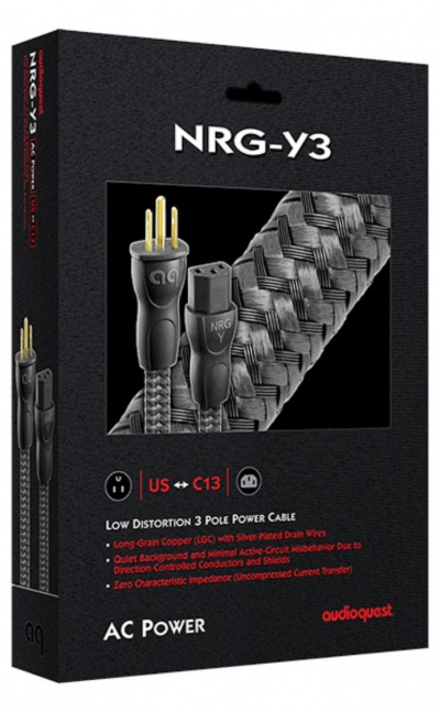 Audioquest NRG-Y3 Cable de poder de 3 polos (2m).