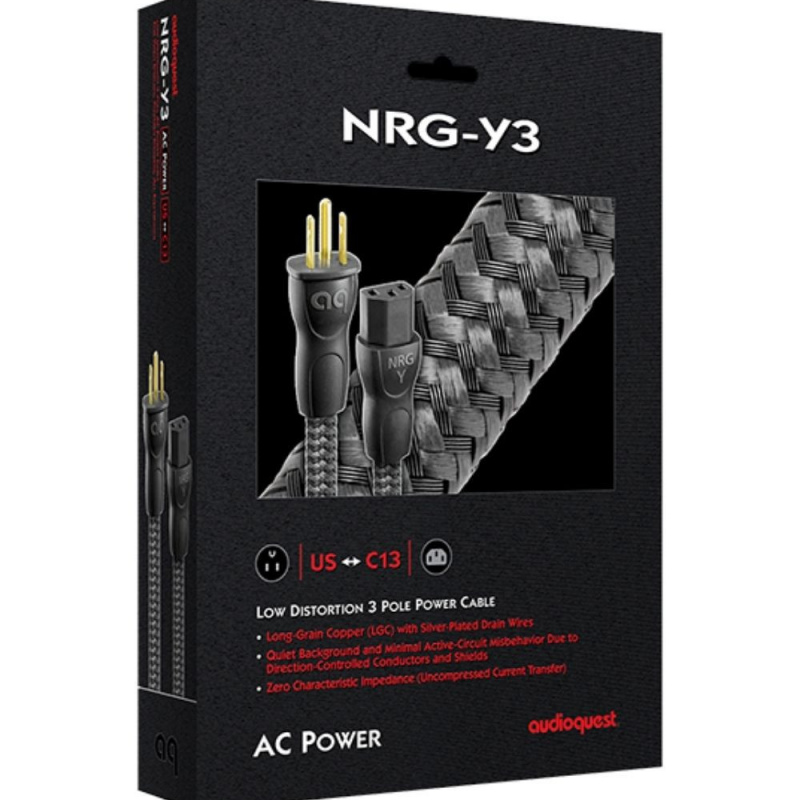 Audioquest NRG-Y3 Cable de poder de 3 polos (2m).