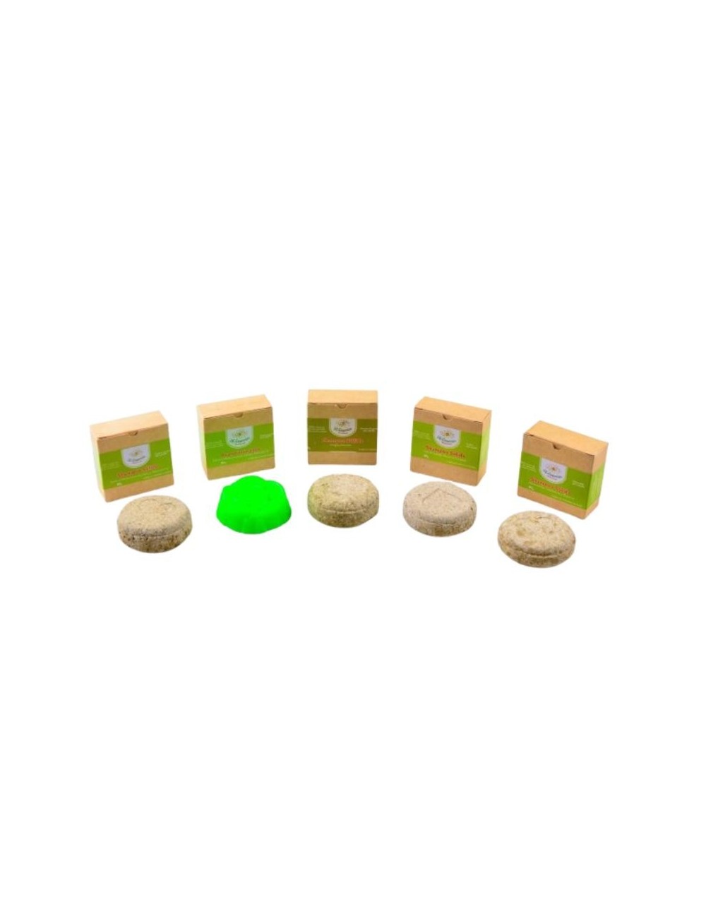 Shampoo solido para cabello normal a seco de avena, calendula, lavanda, romero y menta