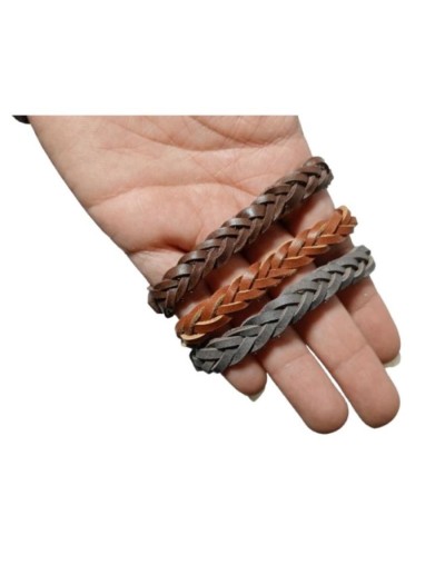 Pulsera de Cuero Trenzado - Elegancia y Sostenibilidad