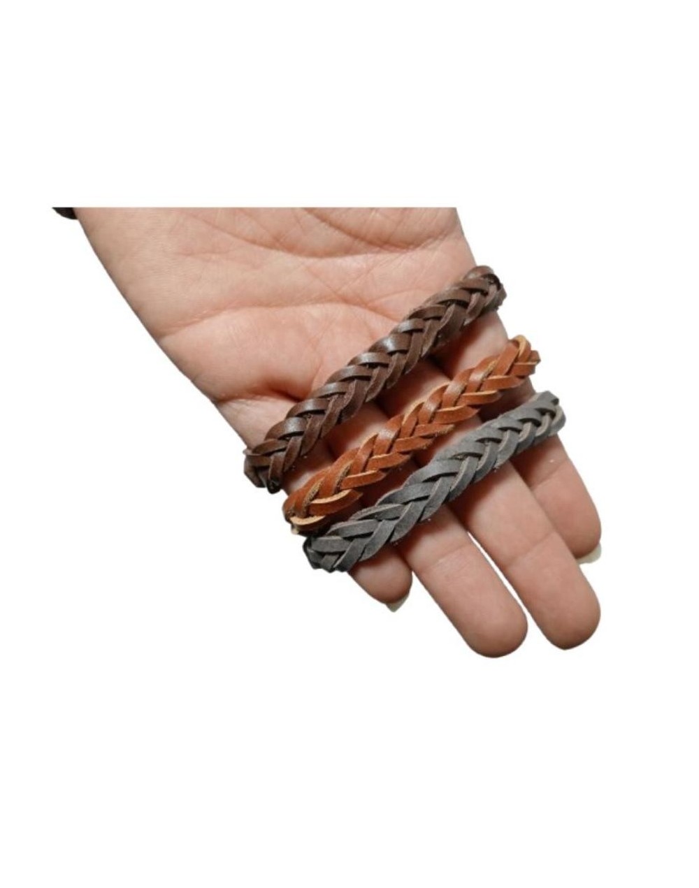 Pulsera de Cuero Trenzado - Elegancia y Sostenibilidad