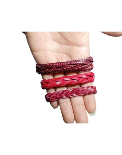 Pulsera de Cuero Trenzado - Elegancia y Sostenibilidad
