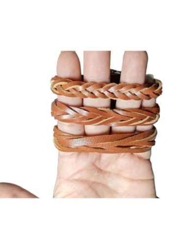 Pulsera de Cuero Trenzado - Elegancia y Sostenibilidad