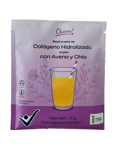 Display x 12 Sachets de Colágeno Hidrolizado con Avena y Chía X 420 g