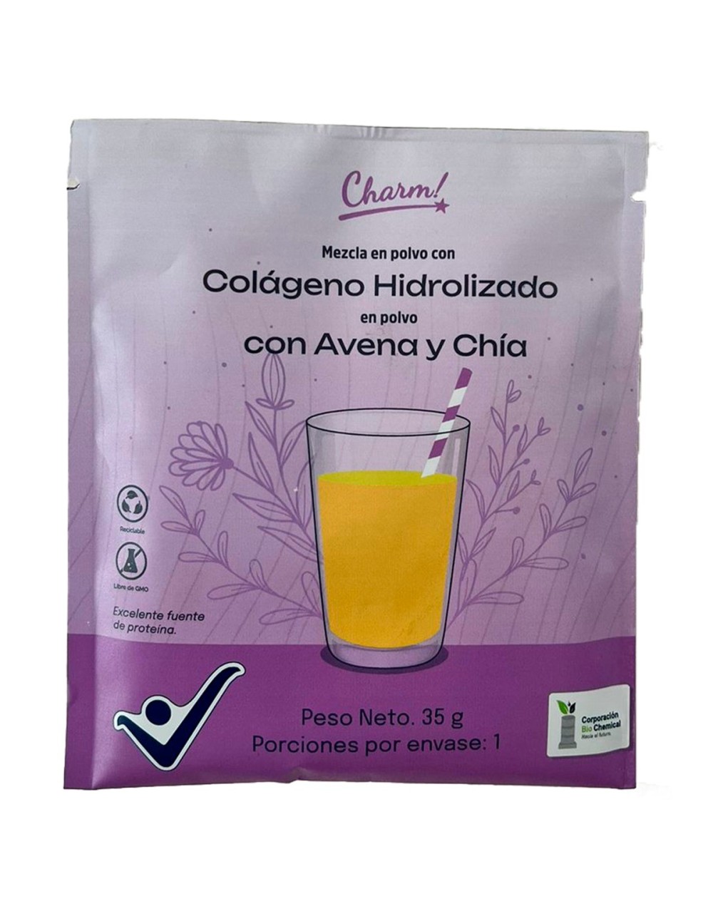 Display x 12 Sachets de Colágeno Hidrolizado con Avena y Chía X 420 g