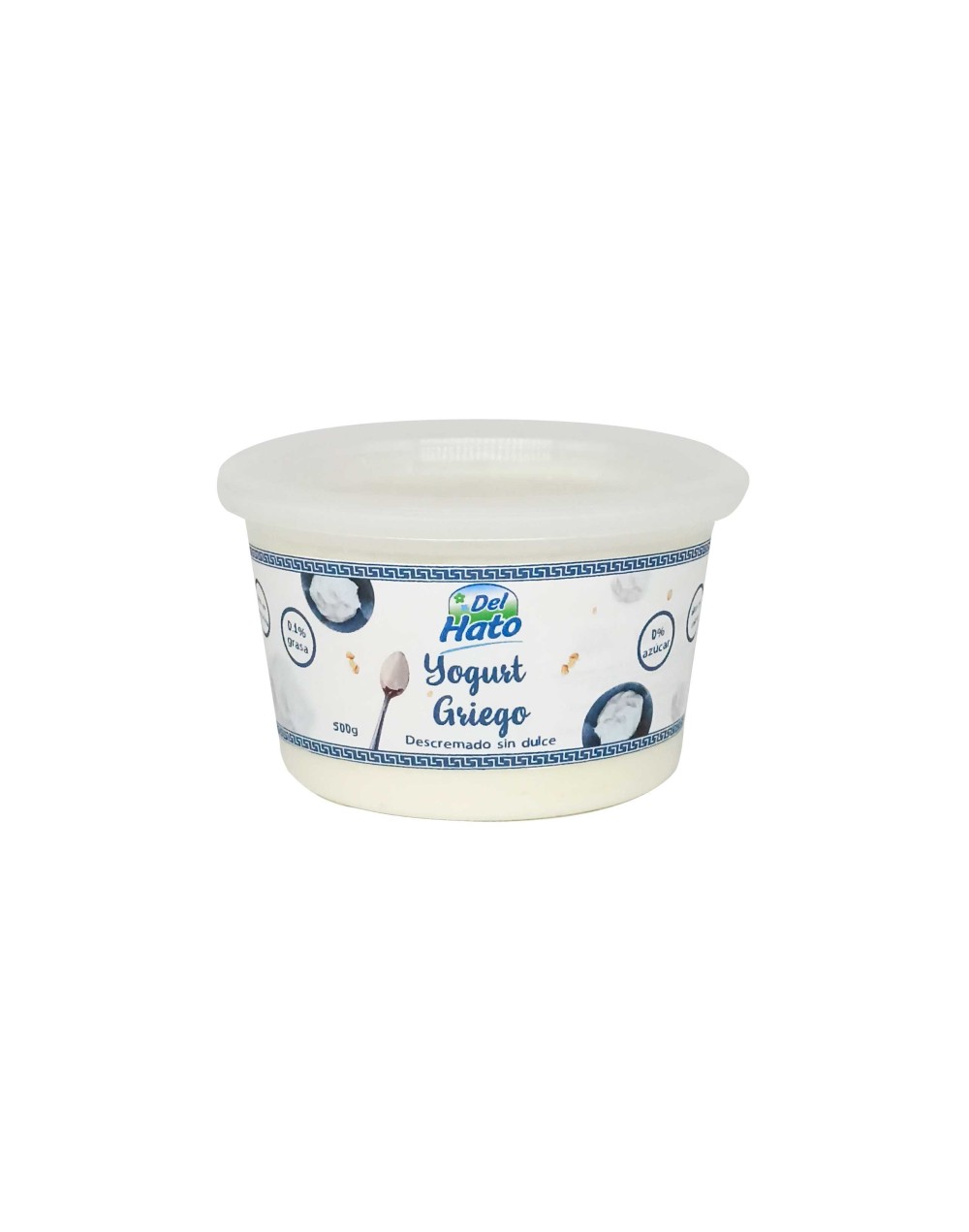 Yogurt Griego Natural Del Hato sin dulce x 500g