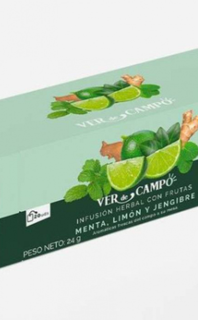 Infusión herbal Ver De Campo (Menta, limón y jengibre)