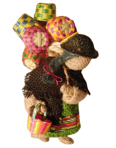 Vendedora de canastos
