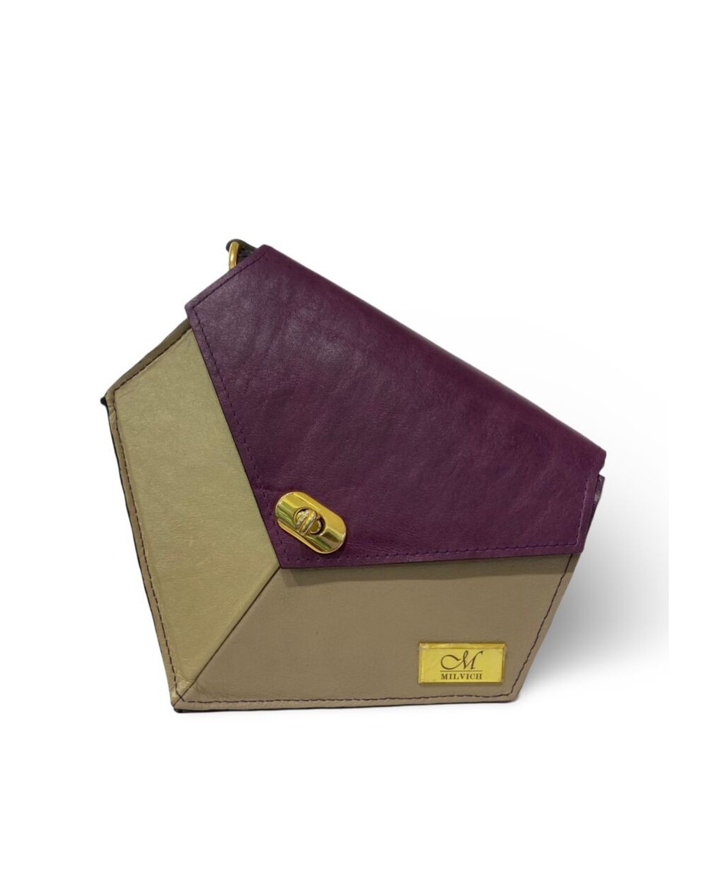 Bolso Zorro Beige-Morado