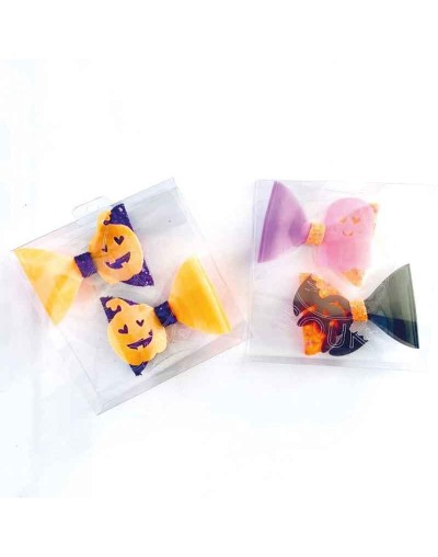 Mini moños para halloween bouk x2  65 cm de ancho