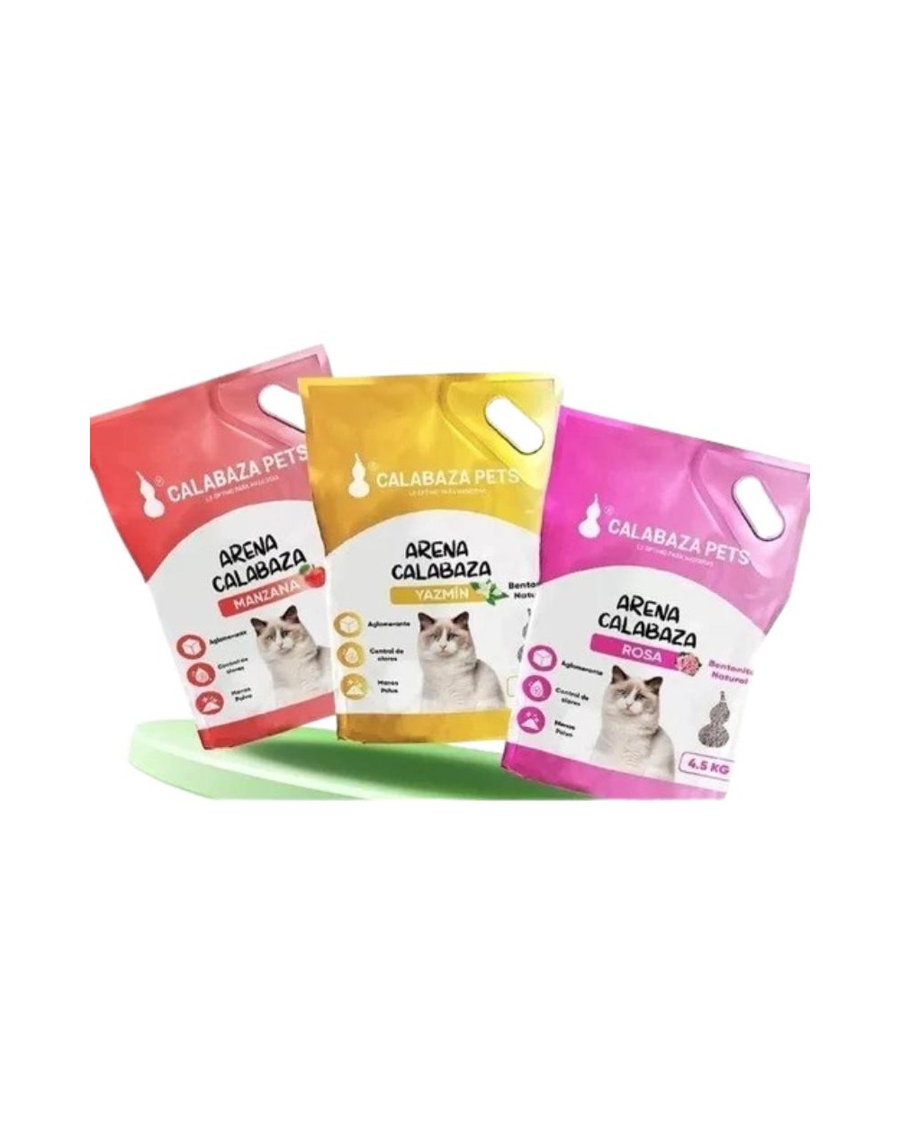 Arena para gatos Calabaza  4.5 kg