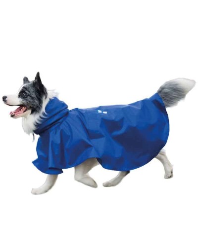 Impermeable para perro-azul rey