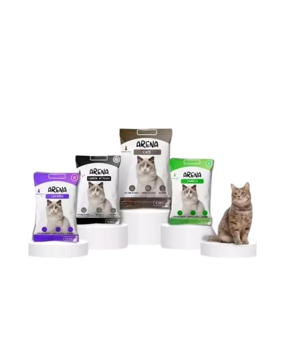 Arena para gatos Calabaza 25 kg