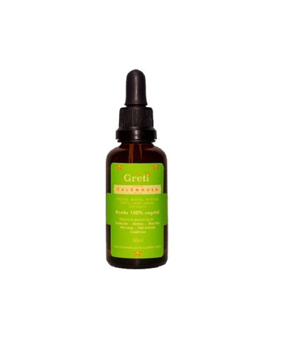 Aceite concentrado de caléndula 50 ml - 100% vegetal - greti 