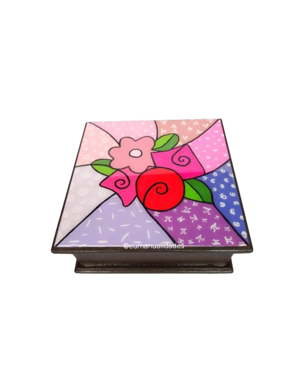 Servilletero ramo flores britto