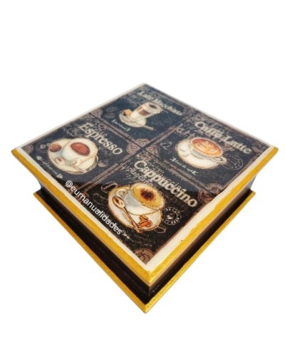 Servilletero tazas de café