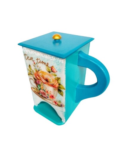 Dispensador tea time azul