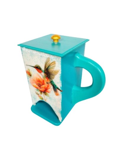 Dispensador colibrí azul