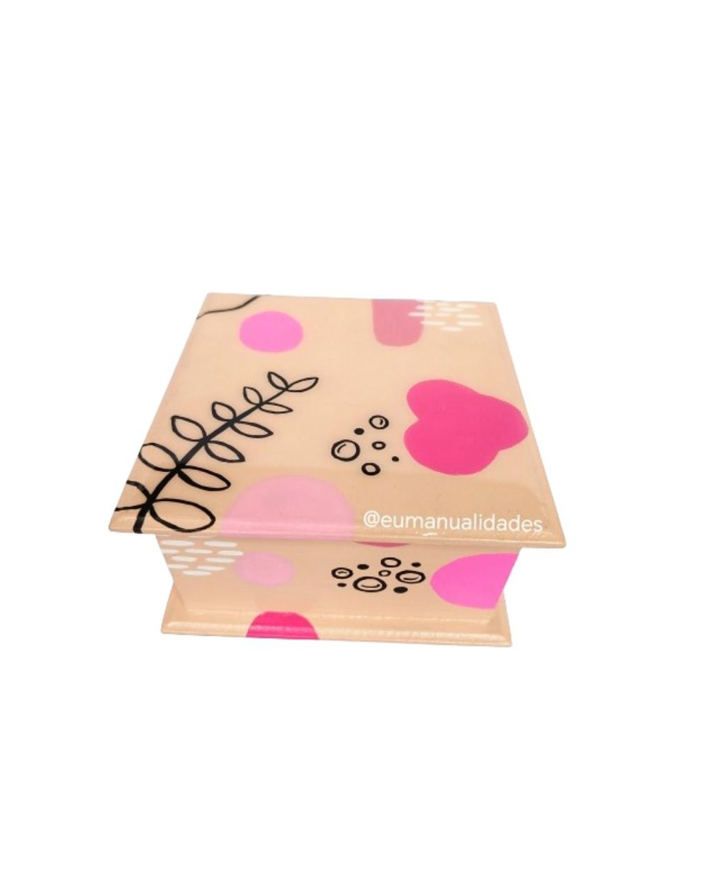 Caja orgánica libre rosa