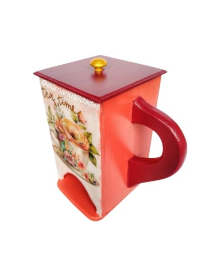 Dispensador tea time coralina