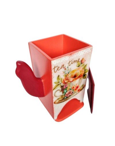 Dispensador tea time coralina