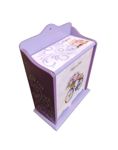 Dispensador bicicleta lila