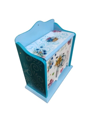 Dispensador bici azul pequeño