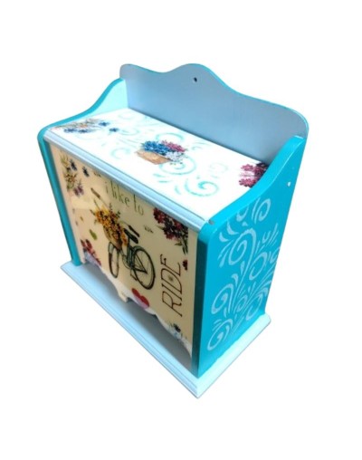 Dispensador bici azul pequeño