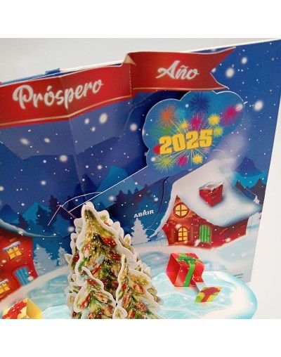 Tarjeta navideña  pop up