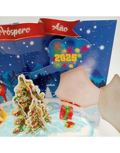 Tarjeta navideña  pop up