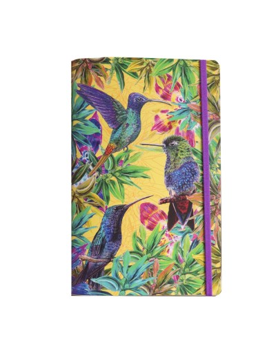 Libreta grande Cuatro colibríes