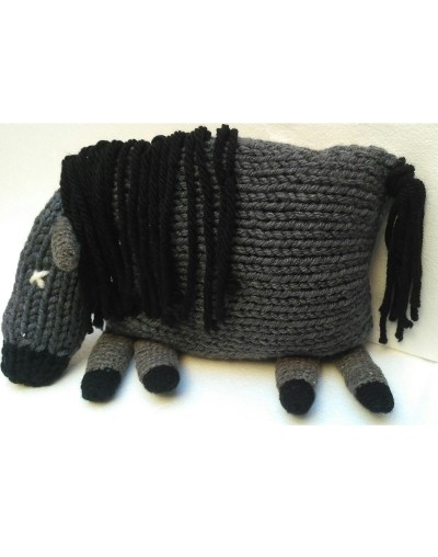 Cojín Infantil Decorativo Caballo Hecho A Mano Lana