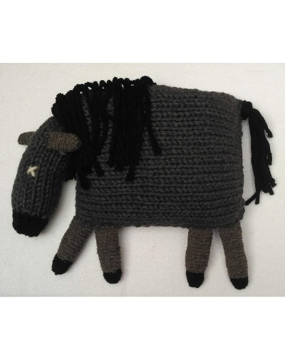 Cojín Infantil Decorativo Caballo Hecho A Mano Lana