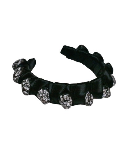 Tiara gruesa de color negro