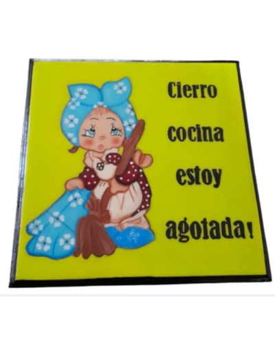 Portacaliente con leyenda
