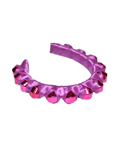 Tiara gruesa de color morado 4