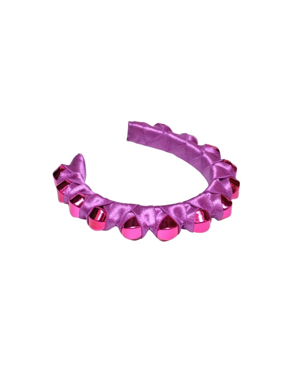 Tiara gruesa de color morado 4