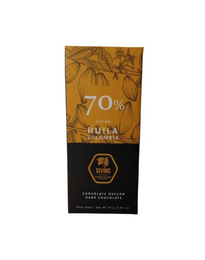 Barra de Chocolate Divino 70%