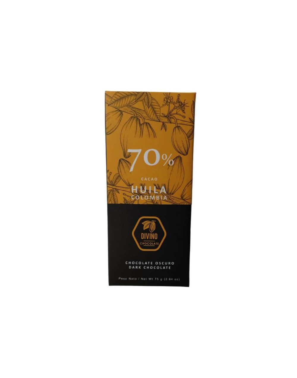 Barra de Chocolate Divino 70%