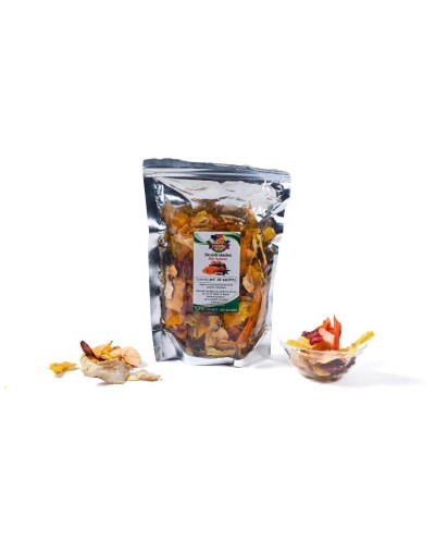 Fruta deshidratada Fruti Plus  sabor frutos mixtos sin azucar 250 gr