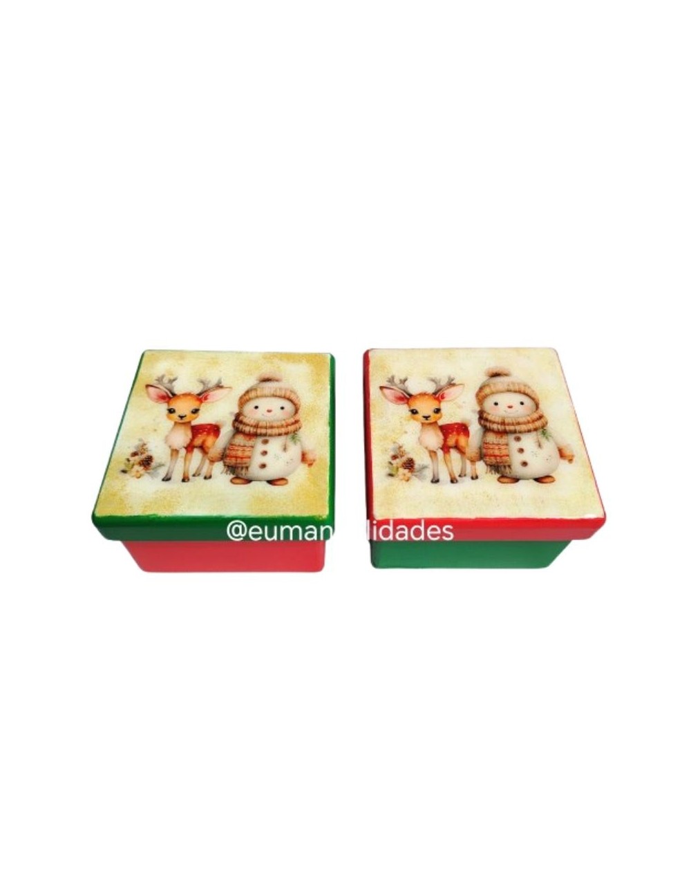 Caja mini amigos navideños