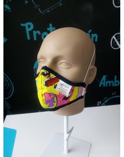Tapabocas infantil  estampado