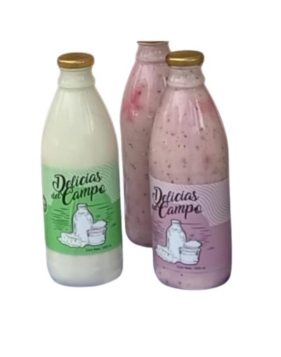 yogurt litro envase vidrio 