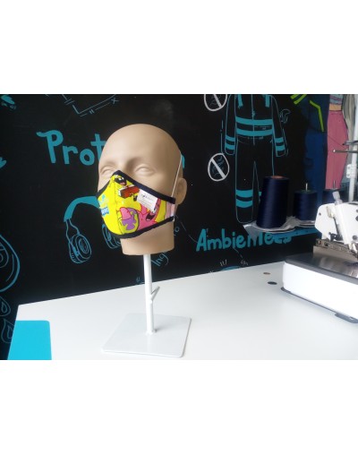 Tapabocas infantil  estampado