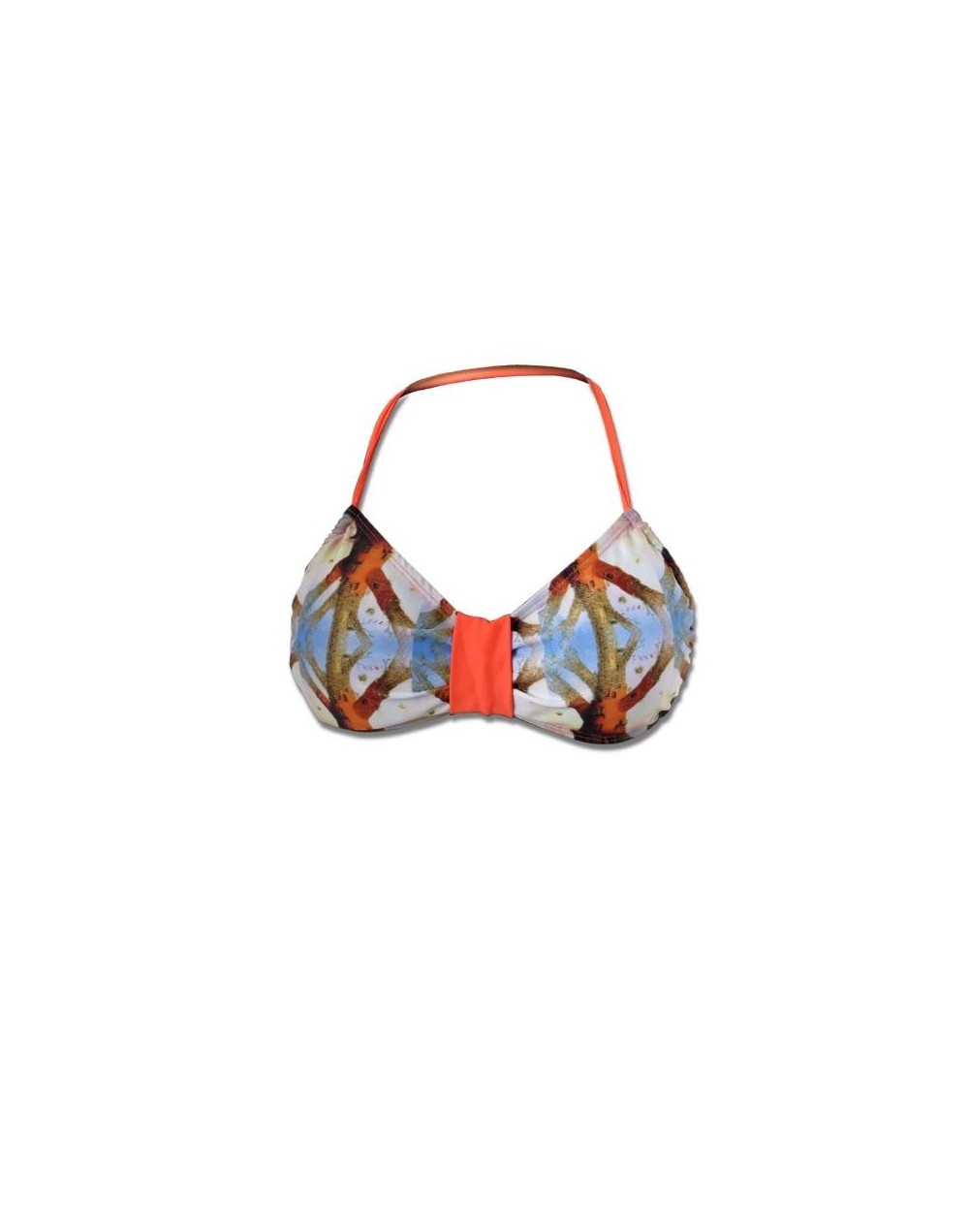 Brick tree bikini top