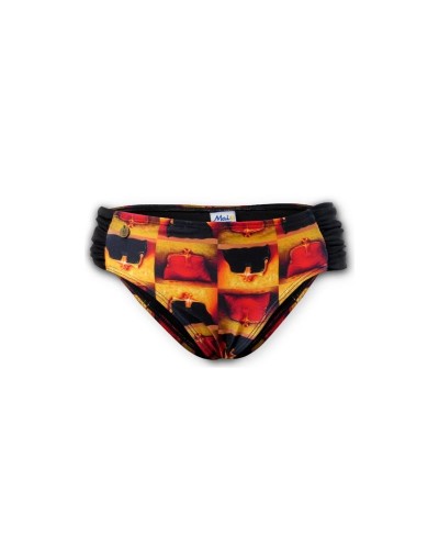 Clutch bikini bottom