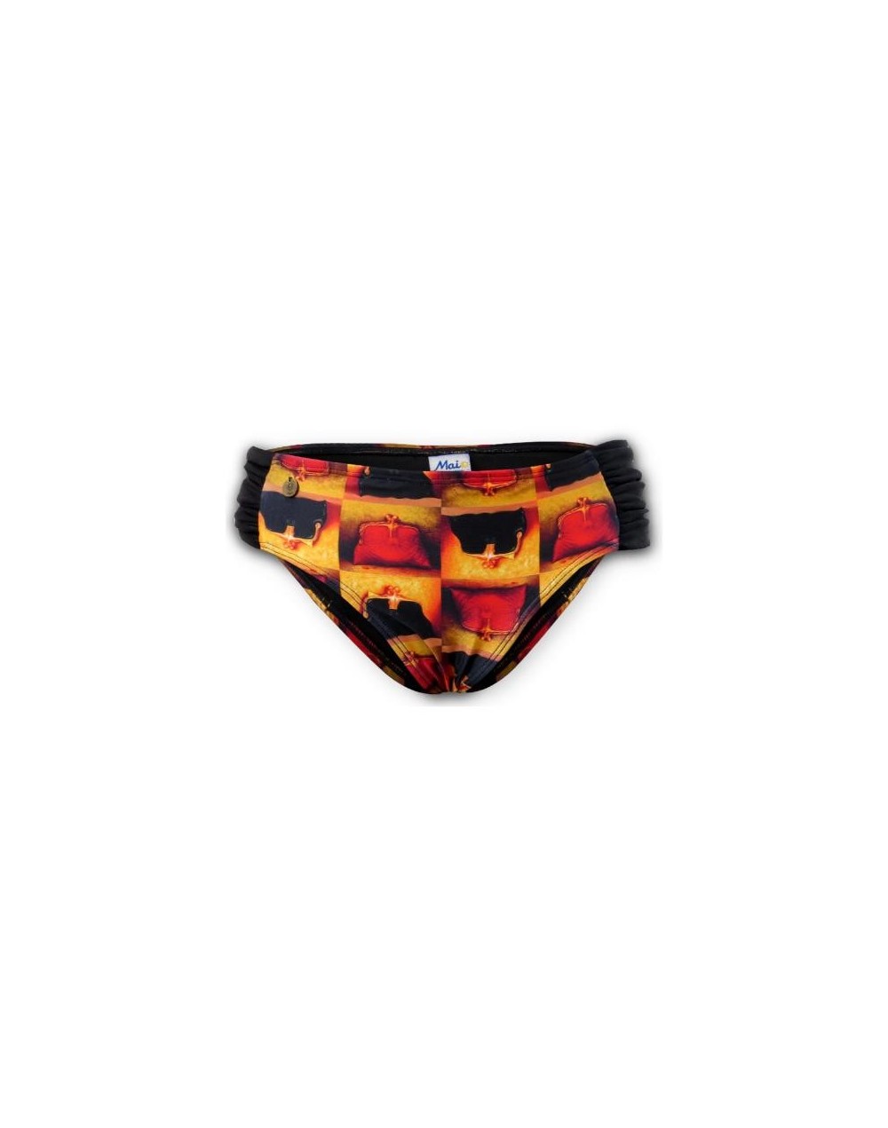 Clutch bikini bottom